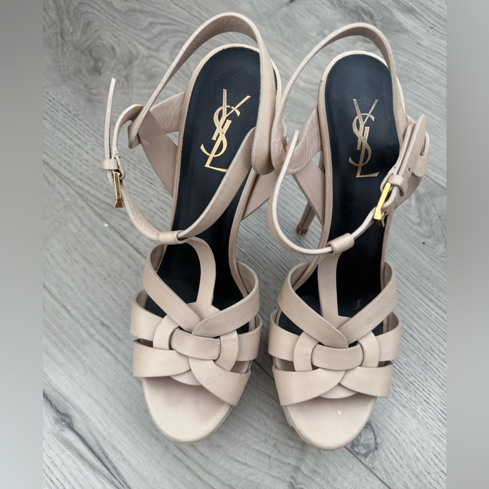 Saint Laurent leather sandals